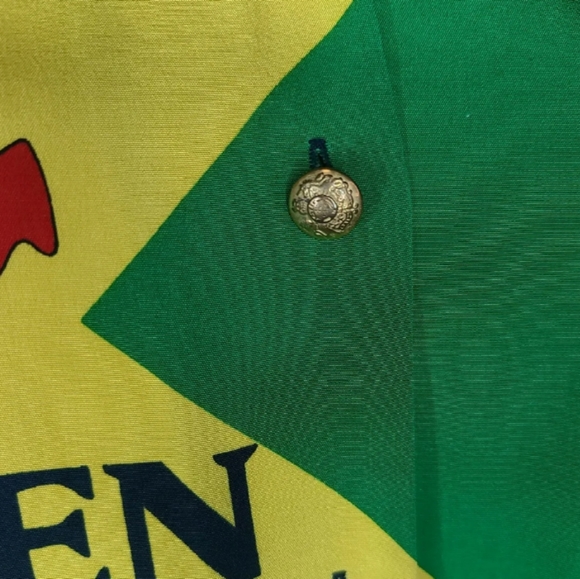 Mint like new Lauren Ralph Lauren Nautical polo 100 Silk Blouse Shirt - Picture 3 of 13